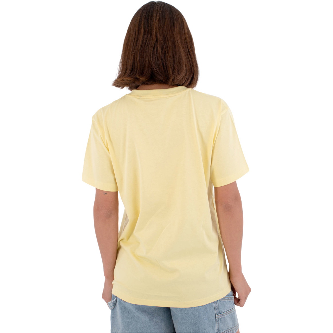2026 Hurley Womens Script Regular Tee WTSEU00029 - Macadamia